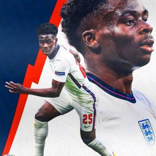 Saka iPhone wallpaper