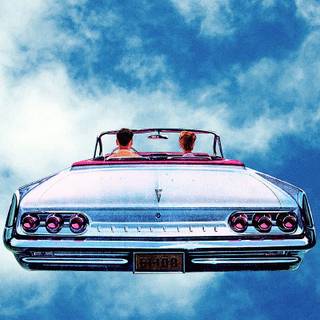 Retro futurism phone wallpaper