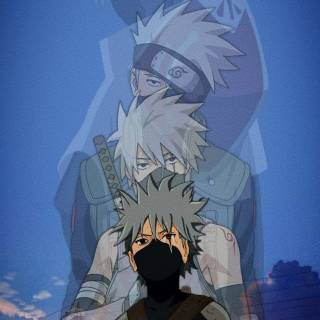 Kid Kakashi iPhone wallpaper