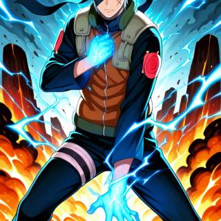 Kid Kakashi iPhone wallpaper