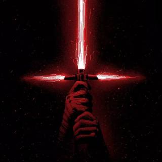 iPhone lightsaber wallpaper