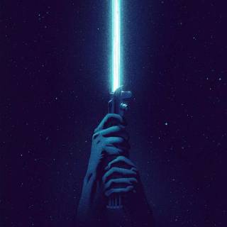 iPhone lightsaber wallpaper