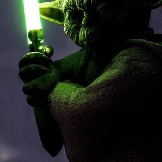 iPhone lightsaber wallpaper