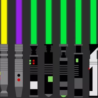 iPhone lightsaber wallpaper