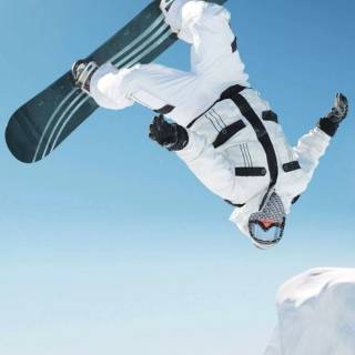 Snowboarding phone wallpaper