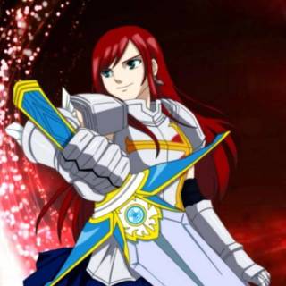 Erza Scarlet phone wallpaper