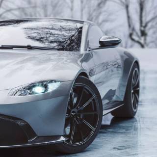 Aston Martin Vantage iPhone wallpaper