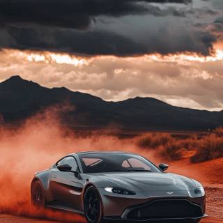 Aston Martin Vantage iPhone wallpaper