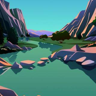 Mountain iPhone 12 wallpaper