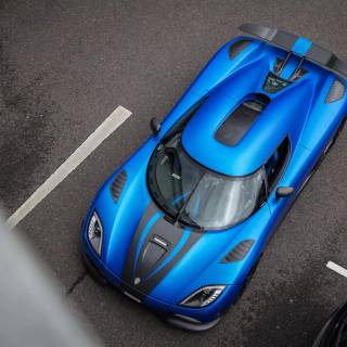 Koenigsegg Agera R blue wallpaper