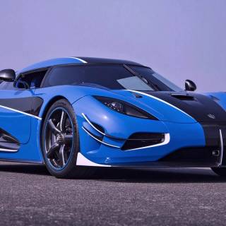 Koenigsegg Agera R blue wallpaper