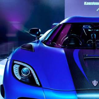 Koenigsegg Agera R blue wallpaper