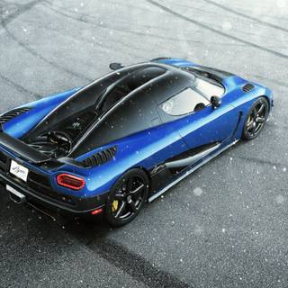 Koenigsegg Agera R blue wallpaper