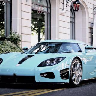 Koenigsegg Agera R blue wallpaper