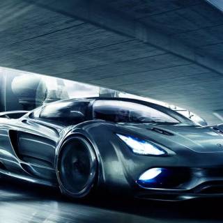 Koenigsegg Agera R blue wallpaper