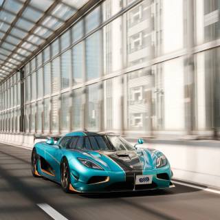 Koenigsegg Agera R blue wallpaper