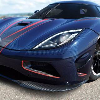 Koenigsegg Agera R blue wallpaper