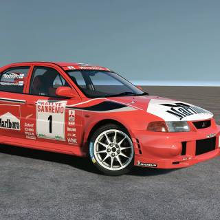 Marlboro Mitsubishi Lancer Evo 6 wallpaper