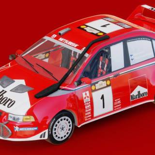 Marlboro Mitsubishi Lancer Evo 6 wallpaper