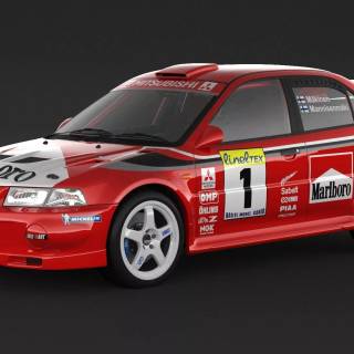 Marlboro Mitsubishi Lancer Evo 6 wallpaper