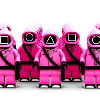 Squid Game guard PC wallpaper