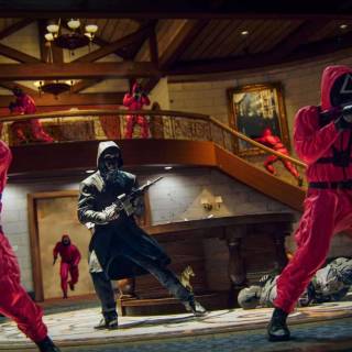 Squid Game guard PC wallpaper