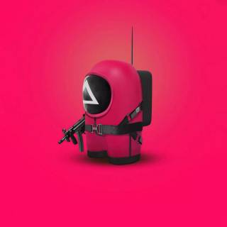 Squid Game guard PC wallpaper