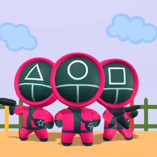 Squid Game guard PC wallpaper