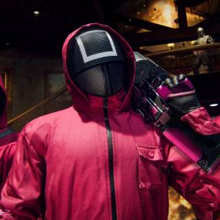 Squid Game guard PC wallpaper