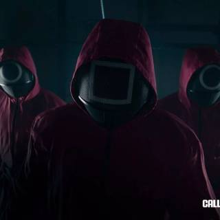 Squid Game guard PC wallpaper