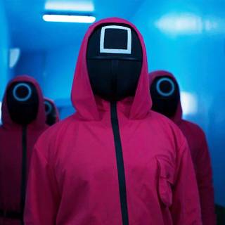 Squid Game guard PC wallpaper