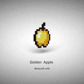 Minecraft Golden Apple wallpaper