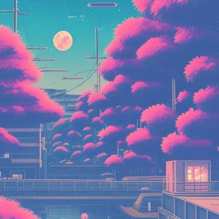 Lofi Japan iPhone wallpaper