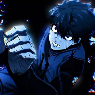 Isagi desktop wallpaper