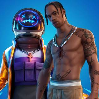 Travis Scott Astro Fortnite wallpaper