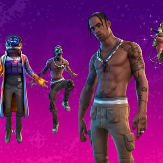 Travis Scott Astro Fortnite wallpaper