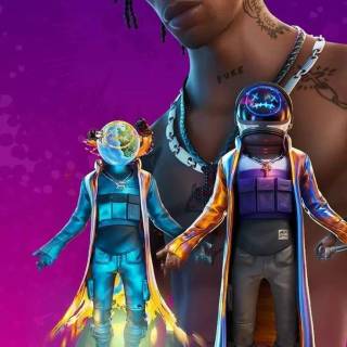 Travis Scott Astro Fortnite wallpaper
