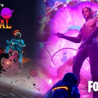Travis Scott Astro Fortnite wallpaper