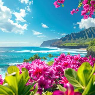 Hawaii landscape beach wallpaper