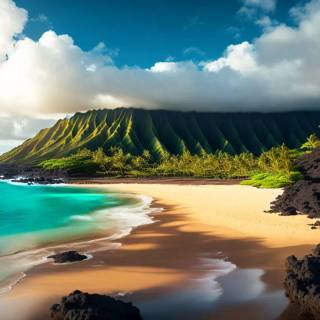 Hawaii landscape beach wallpaper