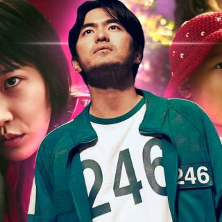 Squid Game players wallpaper