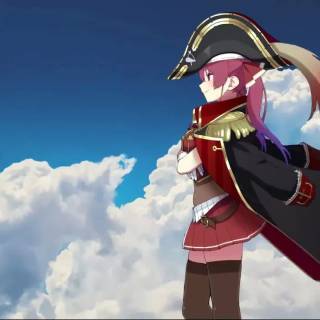 Marine Hololive wallpaper