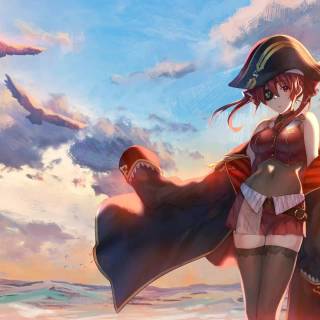 Marine Hololive wallpaper