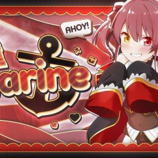 Marine Hololive wallpaper