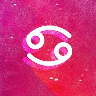 Zodiac Cancer pink wallpaper