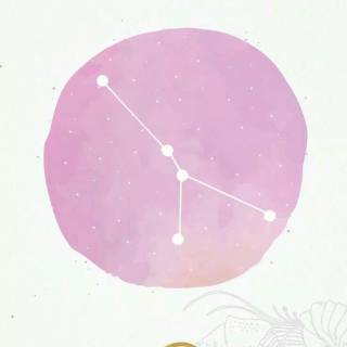 Zodiac Cancer pink wallpaper