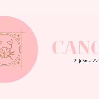 Zodiac Cancer pink wallpaper