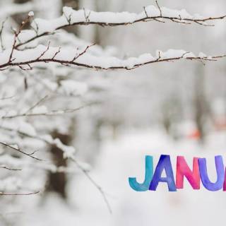 January laptop wallpaper