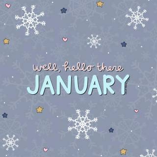 January laptop wallpaper