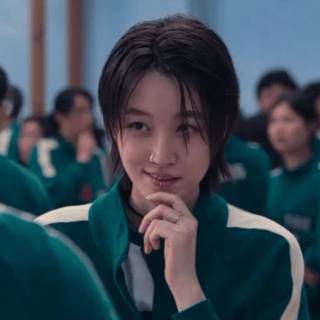 Player 380 Squid Game wallpaper